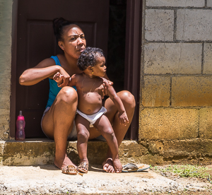 Mother and Child, Carib Indian Reservation, Dominica
